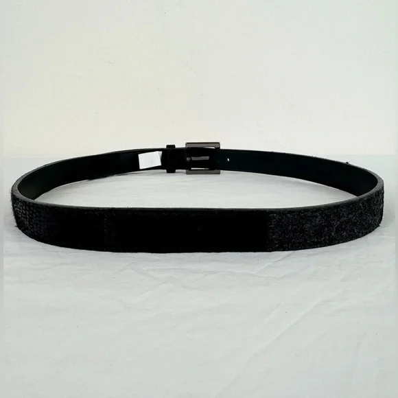 Liz Claiborne Black Patchwork Belt - Picture 7 of 8